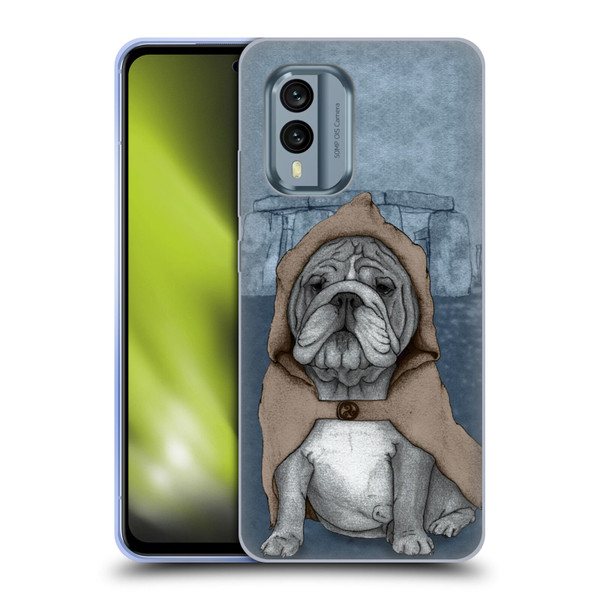 Barruf Dogs English Bulldog Soft Gel Case for Nokia X30