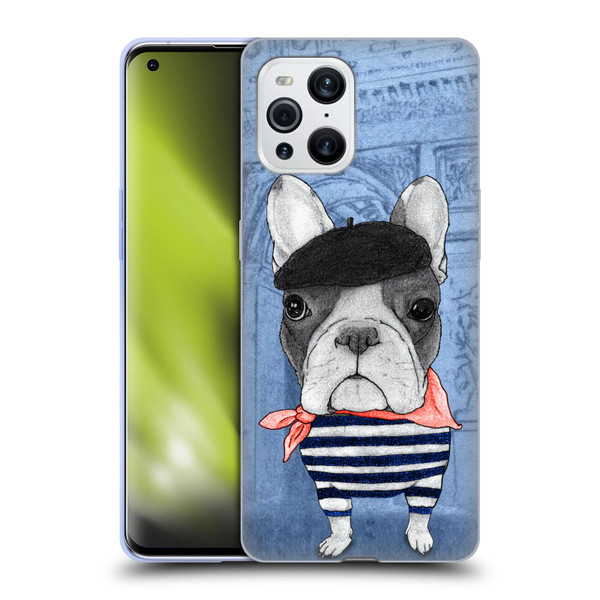 Barruf Dogs French Bulldog Soft Gel Case for OPPO Find X3 / Pro