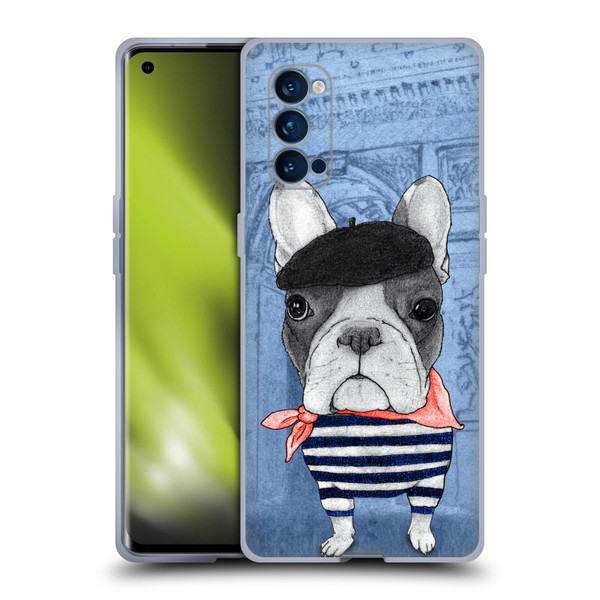 Barruf Dogs French Bulldog Soft Gel Case for OPPO Reno 4 Pro 5G