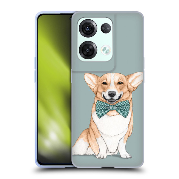 Barruf Dogs Corgi Soft Gel Case for OPPO Reno8 Pro