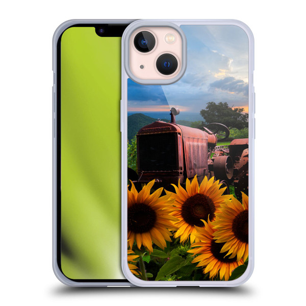 Celebrate Life Gallery Florals Tractor Heaven Soft Gel Case for Apple iPhone 13
