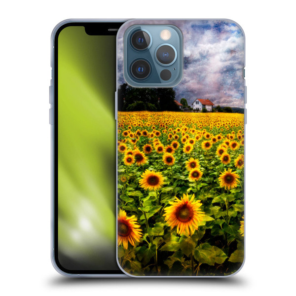Celebrate Life Gallery Florals Dreaming Of Sunflowers Soft Gel Case for Apple iPhone 13 Pro Max