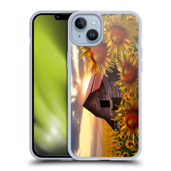 Celebrate Life Gallery Florals Sunflower Dance Soft Gel Case for Apple iPhone 14 Plus