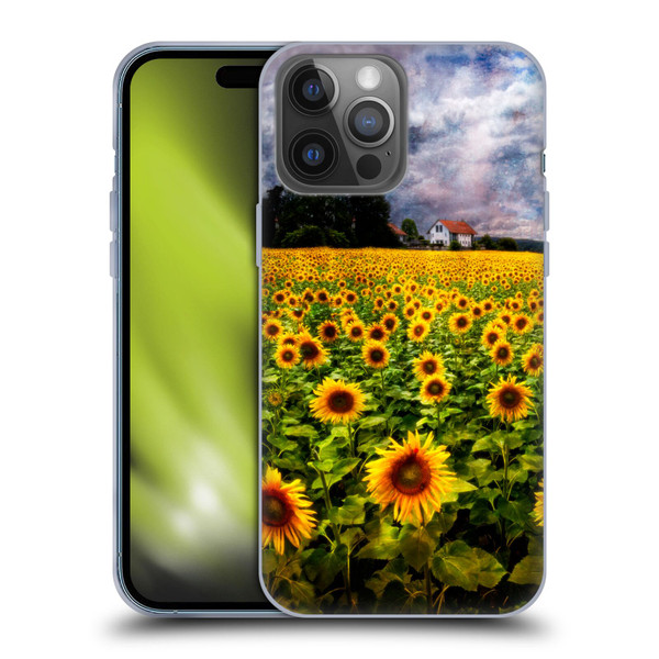 Celebrate Life Gallery Florals Dreaming Of Sunflowers Soft Gel Case for Apple iPhone 14 Pro Max
