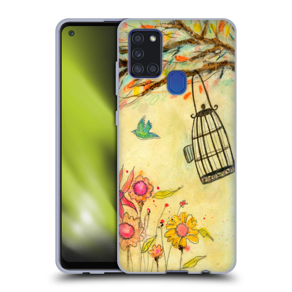 Wyanne Birds Free To Be Soft Gel Case for Samsung Galaxy A21s (2020)