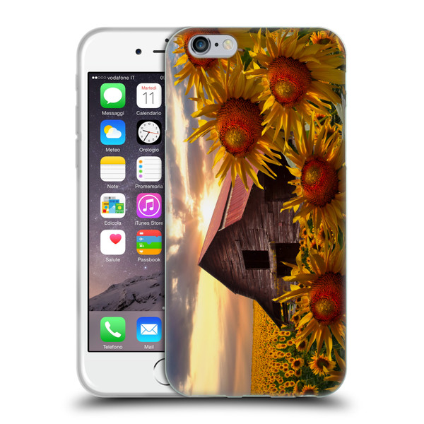 Celebrate Life Gallery Florals Sunflower Dance Soft Gel Case for Apple iPhone 6 / iPhone 6s