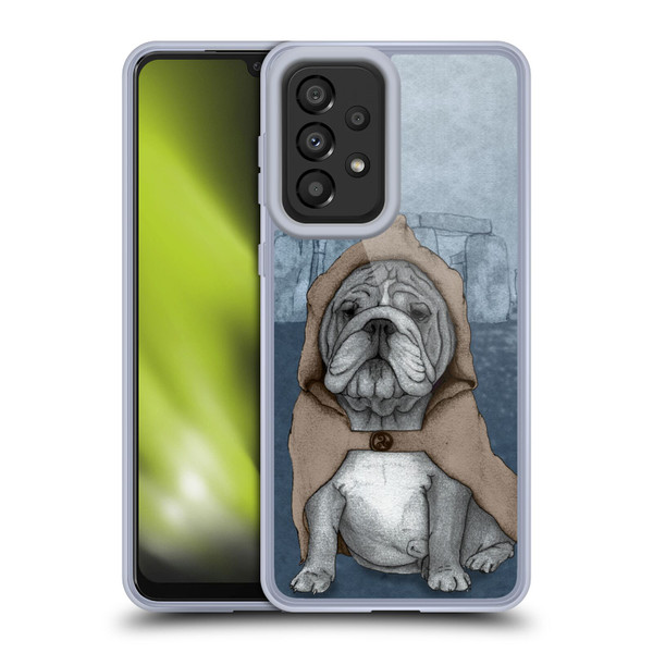 Barruf Dogs English Bulldog Soft Gel Case for Samsung Galaxy A33 5G (2022)