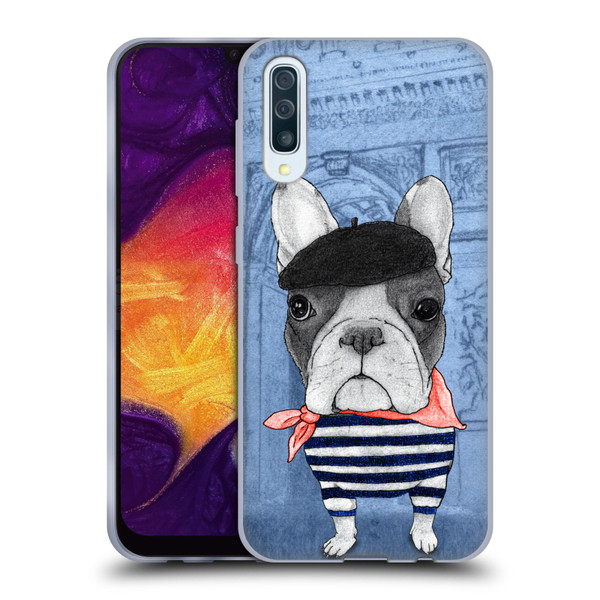 Barruf Dogs French Bulldog Soft Gel Case for Samsung Galaxy A50/A30s (2019)