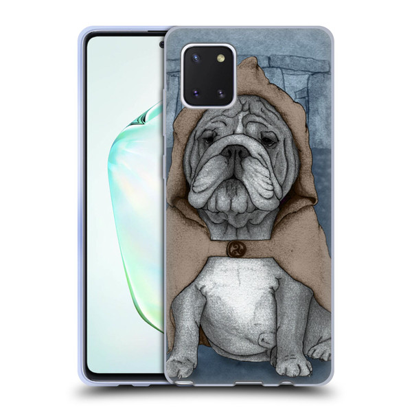 Barruf Dogs English Bulldog Soft Gel Case for Samsung Galaxy Note10 Lite