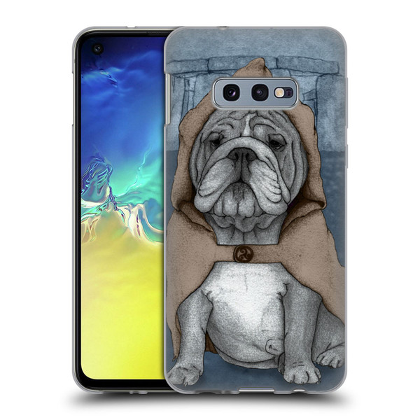 Barruf Dogs English Bulldog Soft Gel Case for Samsung Galaxy S10e