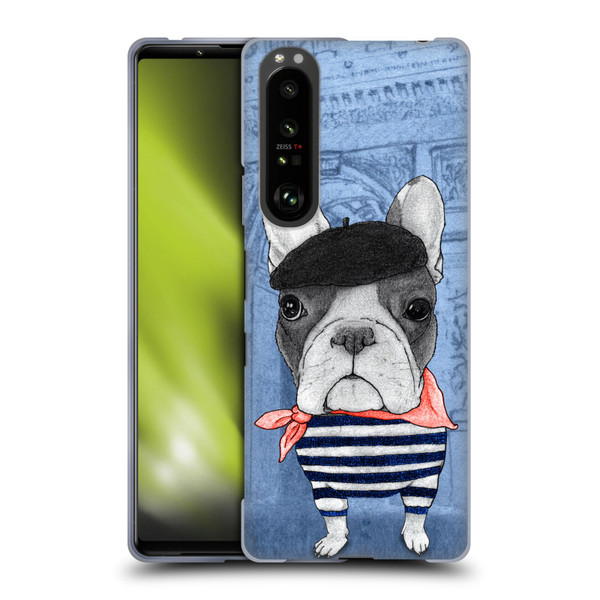 Barruf Dogs French Bulldog Soft Gel Case for Sony Xperia 1 III