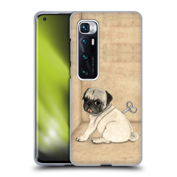 Barruf Dogs Pug Toy Soft Gel Case for Xiaomi Mi 10 Ultra 5G