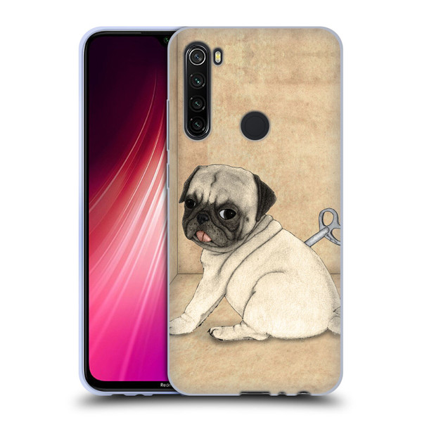 Barruf Dogs Pug Toy Soft Gel Case for Xiaomi Redmi Note 8T