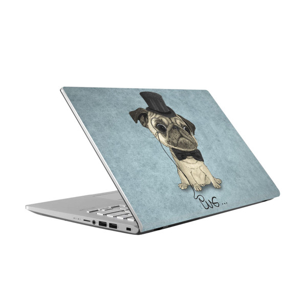 Barruf Dogs Gentle Pug Vinyl Sticker Skin Decal Cover for Asus Vivobook 14 X409FA-EK555T
