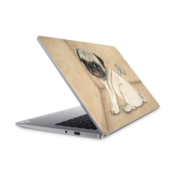 Barruf Dogs Pug Toy Vinyl Sticker Skin Decal Cover for Xiaomi Mi NoteBook 14 (2020)