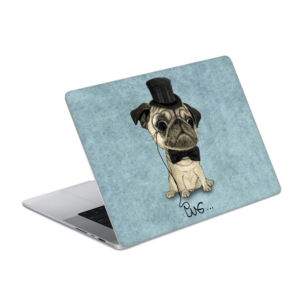 Barruf Dogs Gentle Pug Vinyl Sticker Skin Decal Cover for Apple MacBook Pro 16" A2485