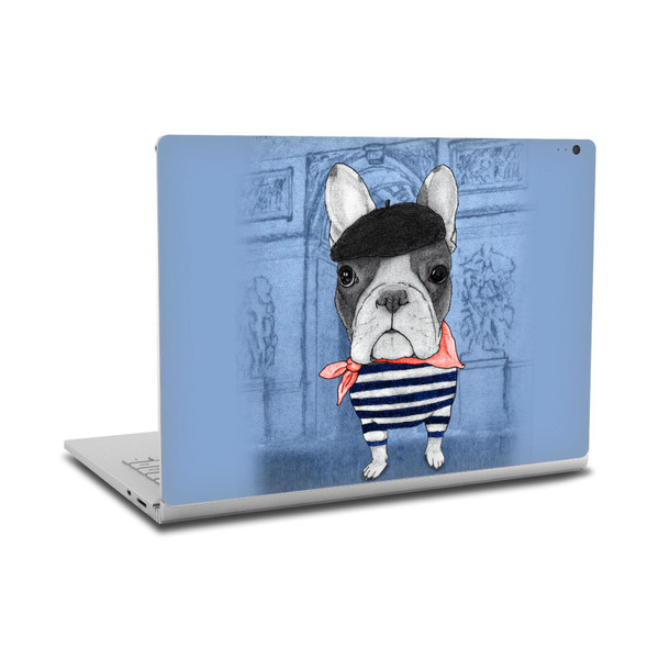 Barruf Dogs French Bulldog Vinyl Sticker Skin Decal Cover for Microsoft Surface Book 2