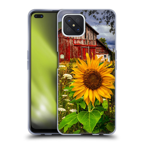 Celebrate Life Gallery Florals Barn Meadow Flowers Soft Gel Case for OPPO Reno4 Z 5G
