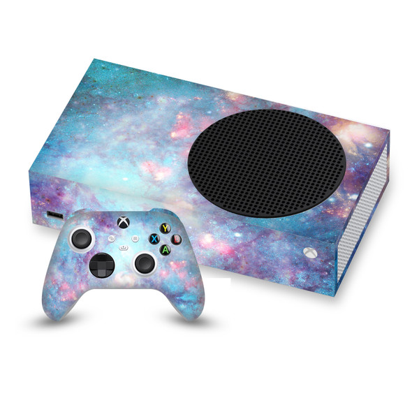 Barruf Art Mix Abstract Space 2 Vinyl Sticker Skin Decal Cover for Microsoft Series S Console & Controller