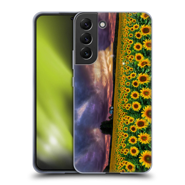 Celebrate Life Gallery Florals Stormy Sunrise Soft Gel Case for Samsung Galaxy S22+ 5G