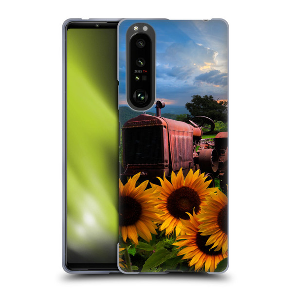 Celebrate Life Gallery Florals Tractor Heaven Soft Gel Case for Sony Xperia 1 III