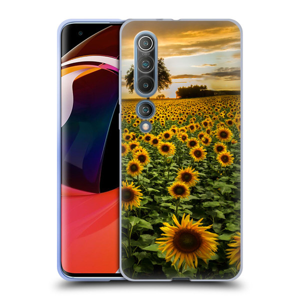 Celebrate Life Gallery Florals Big Sunflower Field Soft Gel Case for Xiaomi Mi 10 5G / Mi 10 Pro 5G
