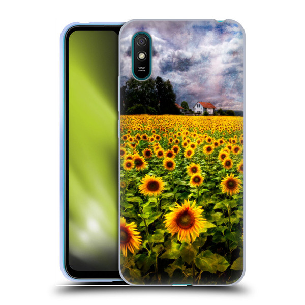 Celebrate Life Gallery Florals Dreaming Of Sunflowers Soft Gel Case for Xiaomi Redmi 9A / Redmi 9AT