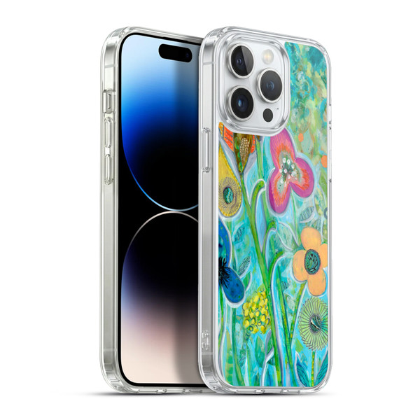 Wyanne Nature Garden Wildflowers Soft Gel Case for Apple iPhone 13 Pro Max & MagSafe