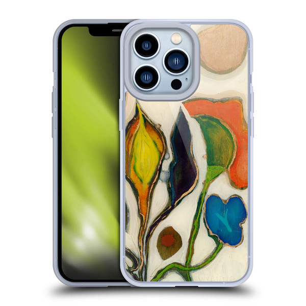 Wyanne Nature Artist Flowers Soft Gel Case for Apple iPhone 13 Pro