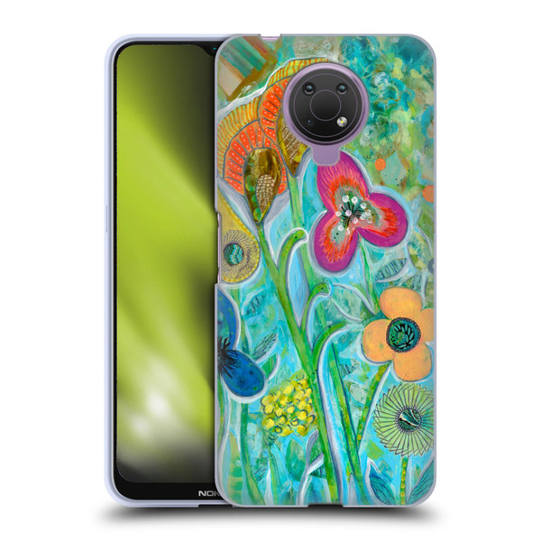 Wyanne Nature Garden Wildflowers Soft Gel Case for Nokia G10