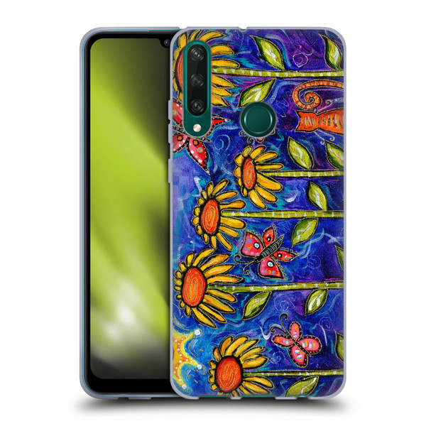 Wyanne Nature 2 Sundown Sunflowers Soft Gel Case for Huawei Y6p