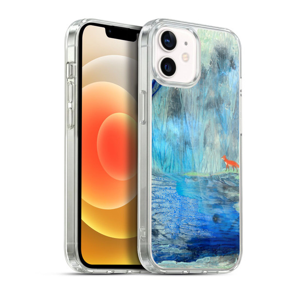 Wyanne Nature 2 Red Fox Blue River Soft Gel Case for Apple iPhone 12 / iPhone 12 Pro & MagSafe