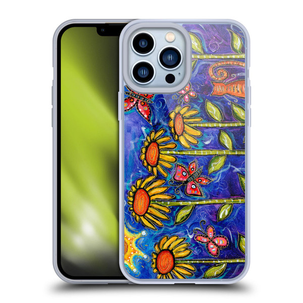 Wyanne Nature 2 Sundown Sunflowers Soft Gel Case for Apple iPhone 13 Pro Max