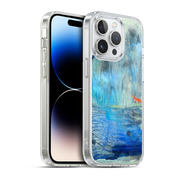 Wyanne Nature 2 Red Fox Blue River Soft Gel Case for Apple iPhone 13 Pro & MagSafe