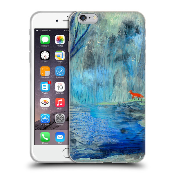 Wyanne Nature 2 Red Fox Blue River Soft Gel Case for Apple iPhone 6 Plus / iPhone 6s Plus