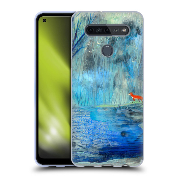 Wyanne Nature 2 Red Fox Blue River Soft Gel Case for LG K51S