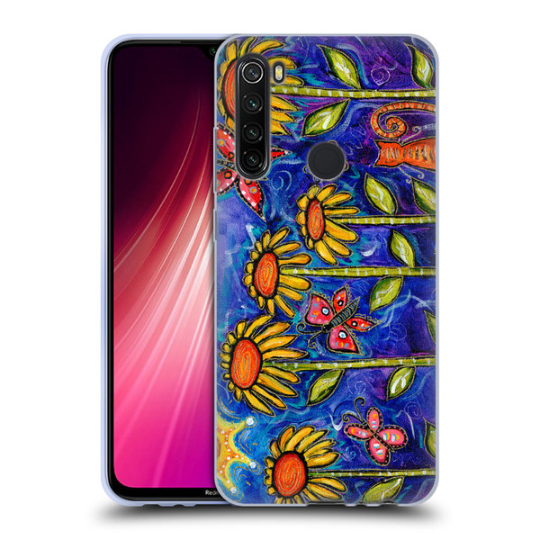 Wyanne Nature 2 Sundown Sunflowers Soft Gel Case for Xiaomi Redmi Note 8T