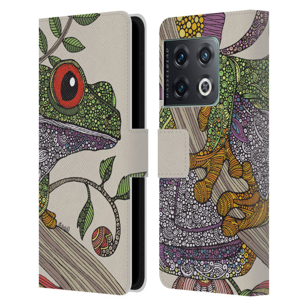 Valentina Animals And Floral Phileus Frog Leather Book Wallet Case Cover For OnePlus 10 Pro