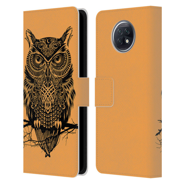 Rachel Caldwell Animals 3 Owl 2 Leather Book Wallet Case Cover For Xiaomi Redmi Note 9T 5G