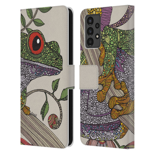Valentina Animals And Floral Phileus Frog Leather Book Wallet Case Cover For Samsung Galaxy A13 (2022)