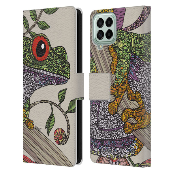 Valentina Animals And Floral Phileus Frog Leather Book Wallet Case Cover For Samsung Galaxy M53 (2022)