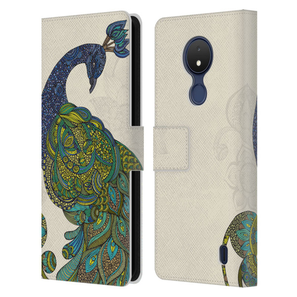 Valentina Birds Eva Leather Book Wallet Case Cover For Nokia C21