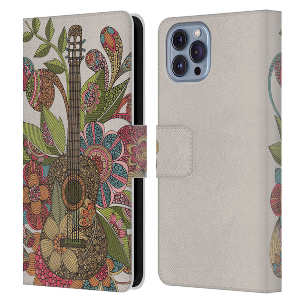 Valentina Bloom Ever Guitar Leather Book Wallet Case Cover For Apple iPhone 14