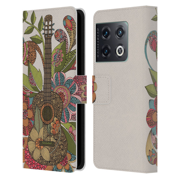 Valentina Bloom Ever Guitar Leather Book Wallet Case Cover For OnePlus 10 Pro