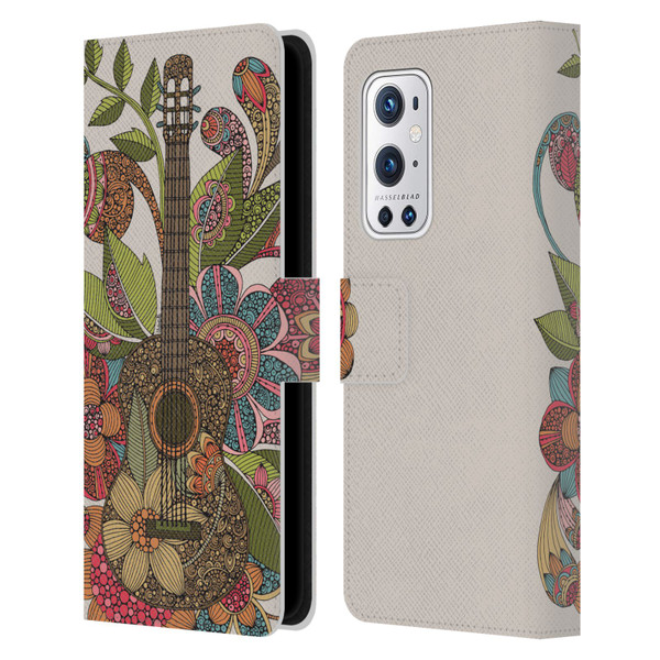 Valentina Bloom Ever Guitar Leather Book Wallet Case Cover For OnePlus 9 Pro