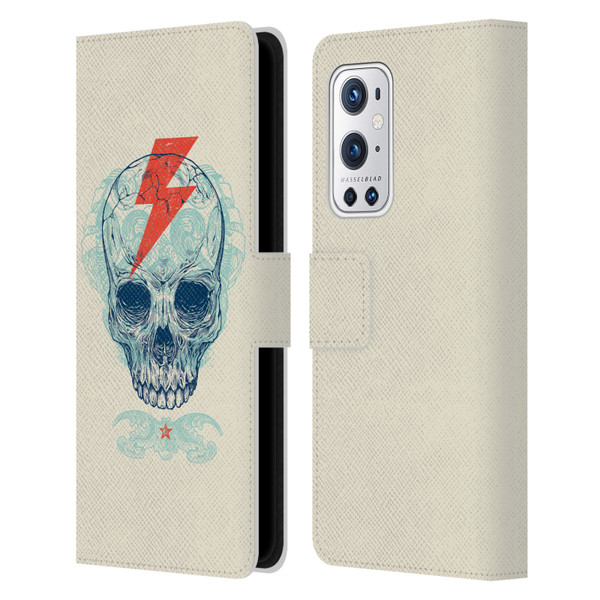 Rachel Caldwell Illustrations Bolt Leather Book Wallet Case Cover For OnePlus 9 Pro