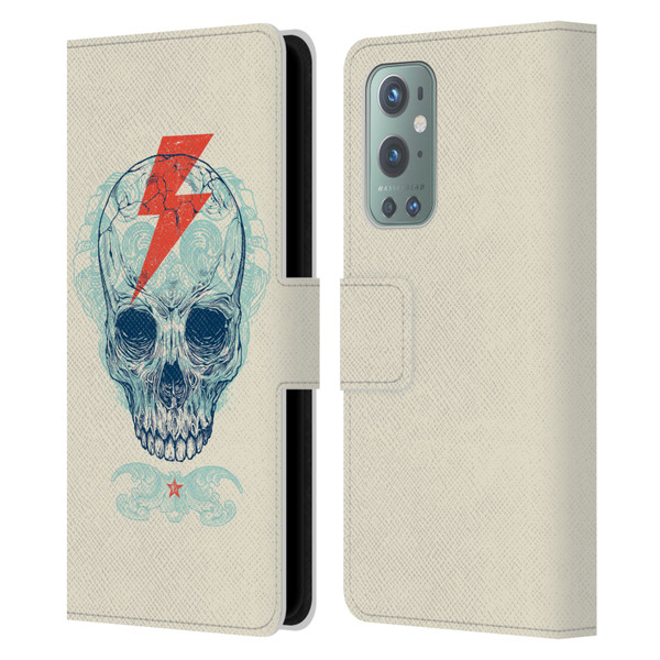 Rachel Caldwell Illustrations Bolt Leather Book Wallet Case Cover For OnePlus 9