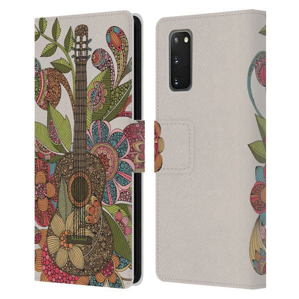 Valentina Bloom Ever Guitar Leather Book Wallet Case Cover For Samsung Galaxy S20 / S20 5G
