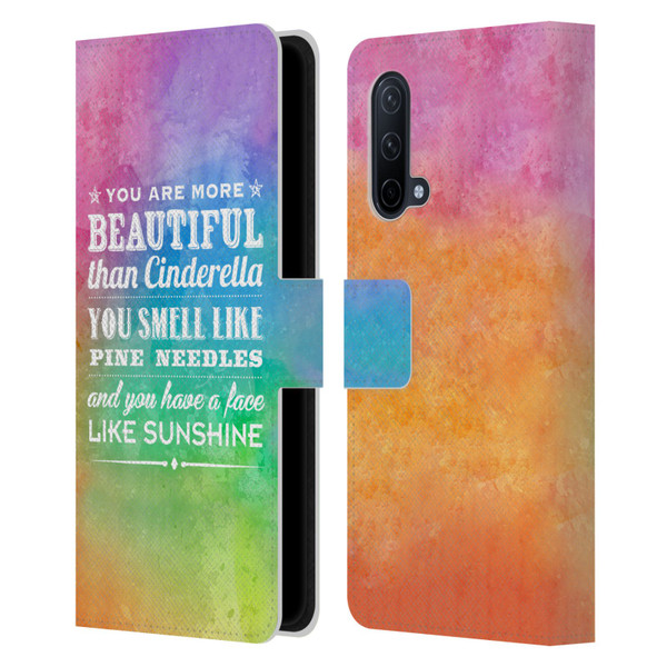 Rachel Caldwell Illustrations You Are More Leather Book Wallet Case Cover For OnePlus Nord CE 5G