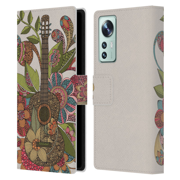 Valentina Bloom Ever Guitar Leather Book Wallet Case Cover For Xiaomi 12